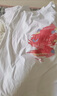婧麒（JOYNCLEON）孕婦裝夏季時(shí)尚減齡卡通印花T恤短袖外穿上衣 白XXL Jwc159476 曬單實(shí)拍圖