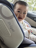 Prigel兒童安全座椅舒安pro嬰兒車(chē)載寶寶0-12歲汽車(chē)用新生嬰幼兒可坐躺 舒安pro 奶油青提（支撐腿） 曬單實(shí)拍圖