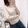 SXMM國際一線品牌羊絨衫女100%山羊絨女純羊絨打底衫寬松毛衣秋冬2025 淺駝色(國際倉發(fā)貨+禮盒) L 【110-120斤】 曬單實拍圖