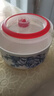 品聚德（PURJADE）倉(cāng)清處理骨瓷米飯碗防燙碗大號(hào)面碗菜碗湯碗陶瓷帶蓋保鮮碗吃飯碗 國(guó)色天香5英寸骨瓷保鮮碗 曬單實(shí)拍圖