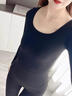 彩躍女士提臀收腹保暖內衣美體塑形修身秋冬發(fā)熱保暖打底秋衣秋褲套裝 曬單實拍圖
