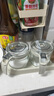 禧天龍玻璃調(diào)料盒調(diào)料瓶家用調(diào)料罐調(diào)味罐套裝鹽罐調(diào)味盒4件套帶置物架 曬單實拍圖