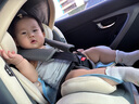 Heekin德國 兒童安全座椅汽車用0-4-12歲嬰兒寶寶360度旋轉(zhuǎn)ISOFIX硬接口 尊享灰(遮陽棚+上拉帶+側(cè)保護) 曬單實拍圖
