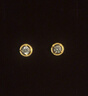 千葉珠寶黃金足金高級(jí)感鑲嵌鋯石泡泡耳釘百搭耳飾計(jì)價(jià)送女友生日禮物 金重約1.78g/黃金鑲鋯養(yǎng)耳針 足金耳釘/支持多退少補(bǔ) 曬單實(shí)拍圖