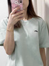 安踏（ANTA）短袖t恤女裝冬季輕薄透氣冰絲速干衣寬松大碼跑步健身休閑運(yùn)動(dòng)服 -2霧灰綠（男女同款） M 170 曬單實(shí)拍圖