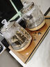 友家鋪子（Biooner）全自動上水電熱水壺燒水壺家用辦公茶臺一體機茶桌茶幾嵌入式茶具套裝 玫瑰金蒸茶款1L 曬單實拍圖