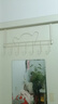 百草園門(mén)后掛鉤免打孔門(mén)上掛衣架7鉤臥室衣帽鉤門(mén)背式收納掛衣服架掛包 曬單實(shí)拍圖