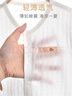 婧麒嬰兒衣服夏季薄款新生寶寶提花連體衣純棉空調服爬服夏裝單件 小鯨魚(yú)綠 73cm 曬單實(shí)拍圖