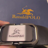 RONALDPOLO皮帶男士真皮自動(dòng)扣內(nèi)扣式腰帶純牛皮品牌褲帶十大生日禮物送男友 槍色 120cm 曬單實(shí)拍圖