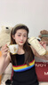 日本保溫杯2025新款女生高顏值吸管陶瓷內膽隨行咖啡水杯精致禮盒 胭脂粉-陶瓷覆層內膽-鈴蘭花咖 曬單實(shí)拍圖