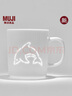 無(wú)印良品（MUJI）玲瓏瓷 馬克杯 水杯杯子陶瓷杯咖啡杯茶杯新品 海豚 530ml 曬單實(shí)拍圖