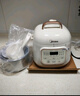 美的（Midea）迷你小白鍋電高壓飯煲1.8L開學(xué)宿舍1-3人 智能預(yù)約一鍵調(diào)節(jié)壓力鍋開蓋火鍋煲湯燉煮多功能MY-E220 曬單實(shí)拍圖