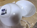 樂(lè )美雅（Luminarc)餐具飯碗無(wú)鉛耐熱面碗盤(pán)白色微波爐適用迪瓦麗時(shí)光款 4只P2203面碗7英寸口徑18*7.5cm 曬單實(shí)拍圖
