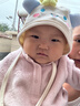 戴維貝拉（DAVE＆BELLA）兒童長(cháng)袖上衣加絨男童衛衣女寶寶套頭衫秋冬新款小童衣服童裝 紫粉色【現貨】 90 cm（建議身高80-90cm） 曬單實(shí)拍圖