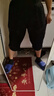 啄木鳥純棉男士七分褲夏季薄款2025新款寬松多口袋加肥加大碼短褲子男款 10301/2136黑色 XL 【建議140-160斤】 曬單實拍圖