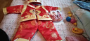 歐遙小孩衣服一周歲衣服男童春秋抓周禮服兒童唐裝百天生日滿(mǎn)月周歲服 紅色3 長(cháng)壽福春秋款 90 /適合12-18個(gè)月 曬單實(shí)拍圖