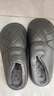 DFBK日本精品棉拖鞋防滑老人男冬季室內家居防摔加絨保暖家用中老年人 灰色【防水皮面廚房可穿】 43-44 44 44-45【適合】 曬單實(shí)拍圖