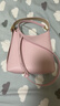 CHARLES&KEITH25秋新品吸扣式托特包手提子母水桶包生日禮物CK2-10782671 Cotton Candy Pink棉花糖粉 S 曬單實(shí)拍圖