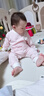 湯尼倍兒德絨嬰兒保暖睡衣服秋冬季女寶寶家居服高腰護肚內衣套裝 粉紅色 80 cm 曬單實(shí)拍圖