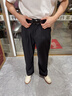 BOSSSUNWEN博斯紳威皮帶男士真皮腰帶自動(dòng)扣奢侈品牌時(shí)尚西裝牛仔褲帶送男友 黑色 110cm -130cm默認隨機（可修剪） 曬單實(shí)拍圖