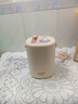 DIKTT德國usb加濕器迷你靜音臥室家用靜音小巧孕婦嬰兒臥室凈化空氣小型大霧量恒濕香薰 米白色【雙倍滋潤】 曬單實(shí)拍圖