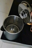 茶吧機燒水壺通用小五環(huán)茶吧機水壺適用飲水機玻璃壺單賣配件熱水 黑色短嘴304內膽容量 0.8L 曬單實拍圖