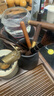 京東京造茶具配件 茶道六君子套裝功夫茶具福順黑檀實(shí)木茶針養(yǎng)壺筆茶夾 曬單實(shí)拍圖