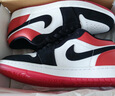耐克（NIKE）Jordan官方喬丹AJ1男子經(jīng)典黑紅配色板鞋夏新款運動(dòng)鞋 IB8971 106白/黑/校園紅 40.5 曬單實(shí)拍圖