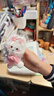 夢(mèng)泡小貓玩偶掛件扭扭棒小貓手工DIY材料包七夕送女友禮物愛(ài)玩偶掛件 粉色蝴蝶結小貓咪掛【材料包+教 女生都愛(ài)的小玩意書(shū)包掛件 曬單實(shí)拍圖