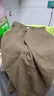 森馬（Semir）休閑褲女長(cháng)褲腰帶ins潮秋季磨毛做舊打褶闊腿褲101524127020B 曬單實(shí)拍圖