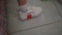 李寧女鞋板鞋2025新款官方正品小白鞋秋季透氣女生款高顏值運動休閑鞋 云霧白/海鹽紫（元寶） 35 曬單實拍圖