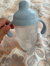 愛咔威（IKV）兒童水杯 大寶寶硅膠學(xué)飲吸管奶瓶嬰幼兒鴨嘴吸嘴杯學(xué)飲兩用240ml 大藍(lán)瓶 240ml 鴨嘴款+吸嘴 曬單實(shí)拍圖