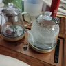友家鋪子（Biooner）全自動(dòng)上水電熱水壺燒水壺家用辦公茶臺一體機茶桌茶幾嵌入式茶具套裝 玫瑰金蒸茶款1L 曬單實(shí)拍圖