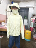 蕉下兒童防曬服外套披風(fēng)男女童涼感透氣防曬AL413布丁黃 130 曬單實(shí)拍圖