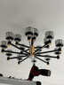 惠普輕奢led客廳大燈水晶吊燈全光譜護(hù)眼中山燈具現(xiàn)代北歐吊燈包安裝 曬單實(shí)拍圖