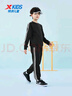 特步（XTEP）兒童童裝百搭簡(jiǎn)約校園圓領(lǐng)隨心配長(zhǎng)袖針織套裝 正黑色 170cm 曬單實(shí)拍圖