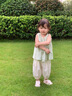 迪士尼寶寶女童套裝2025夏季新款洋氣時(shí)髦韓范女寶寶兩件套兒童輕薄夏裝 綠色套裝 褲長(zhǎng)九分褲 90 建議80-90cm1歲-1歲半 正碼 曬單實(shí)拍圖