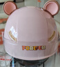 永久頭盔電瓶車3c認(rèn)證女士男四季復(fù)古款電動(dòng)車防曬透氣騎行半盔摩托車安全帽夏季新國(guó)標(biāo)C05淘氣粉雙鏡 曬單實(shí)拍圖