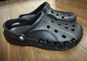 卡駱馳（CROCS）洞洞鞋貝雅男鞋女鞋輕便耐磨一腳蹬拖鞋休閑鞋|10126 黑色-001 40 (250mm) 曬單實(shí)拍圖