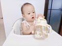 zaxion小仔象PPSU 鴨嘴杯 學(xué)飲杯嬰兒杯6個(gè)月以上吸管杯上寶寶防嗆水杯 奶油米-鴨嘴*2+重力球+清潔3+背帶 280ml 【好吸不易嗆-奶瓶級PPSU材質(zhì)】 曬單實(shí)拍圖
