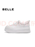 百麗（Belle）厚底增高小白鞋女2025秋新商場(chǎng)同款簡(jiǎn)約百搭休閑鞋E3P1DCM5 白色 37 曬單實(shí)拍圖