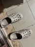 crocs卡駱馳洞洞鞋貝雅男鞋女鞋輕便耐磨一腳蹬拖鞋休閑鞋|10126 卵石色-2V3 43 (270mm) 曬單實拍圖