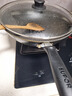 蘇泊爾（SUPOR）炒鍋麥飯石色不粘鍋炒菜鍋平底煎蛋鍋燃氣電磁爐通用 配鍋蓋+木鏟 32cm 曬單實(shí)拍圖