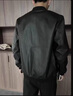 紅蜻蜓（RED DRAGONFLY）男士皮衣外套秋季新款潮流帥氣百搭棒球領(lǐng)夾克上衣休閑風(fēng)高級感 黑色 L (170) 曬單實(shí)拍圖