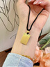 蒂蔻（Tico）黃金足金999古法實(shí)心無(wú)事牌吊墜支持定制刻字圖案平安牌生日禮物 金重5.1g多退少補-支持刻字刻圖案-費用另計 曬單實(shí)拍圖