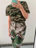 型公館學(xué)生軍訓(xùn)專用腰帶松緊彈力腰帶男初高中大學(xué)生女軍訓(xùn)必備用品皮帶 迷彩卡其（西瓜紋） 曬單實(shí)拍圖
