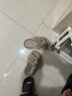 意爾康拖鞋女休閑平底毛毛鞋厚底外穿棉拖鞋 YW47I241卡其37 曬單實(shí)拍圖
