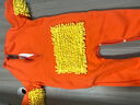 歐育嬰兒爬爬服秋冬季防寶寶臟連體爬行服短袖戶(hù)外防擦拖地板護肘臟 桔色 加絨冬款包手包腳90碼 曬單實(shí)拍圖