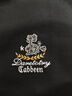 卡賓（CABBEEN）【涼感絲芙珠地】Polo衫男密針花卉刺繡簡(jiǎn)約時(shí)尚夏季短袖 煤黑色01 L /175/50 曬單實(shí)拍圖