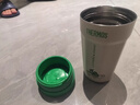 膳魔師（THERMOS）保溫杯420毫升咖啡杯男女情侶學(xué)生便攜水杯子TCTS-420-Greeny(LF) 曬單實(shí)拍圖